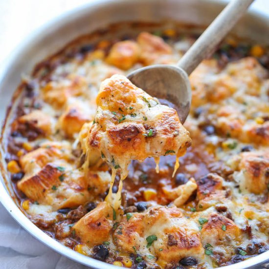 One Pan Enchilada Bake