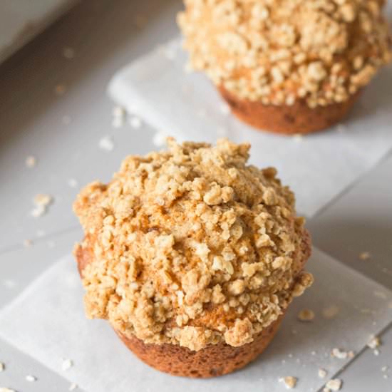 Honey Spice Streusel Muffins