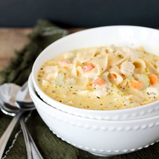 Creamy Chicken Noodle Soup