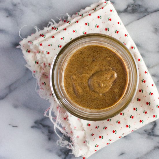 DIY Dirty Chai Almond Butter