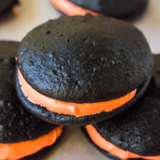 Black Velvet Whoopie Pies