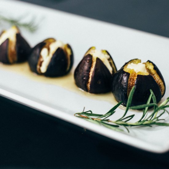 Goat Cheese Stuffed Figs