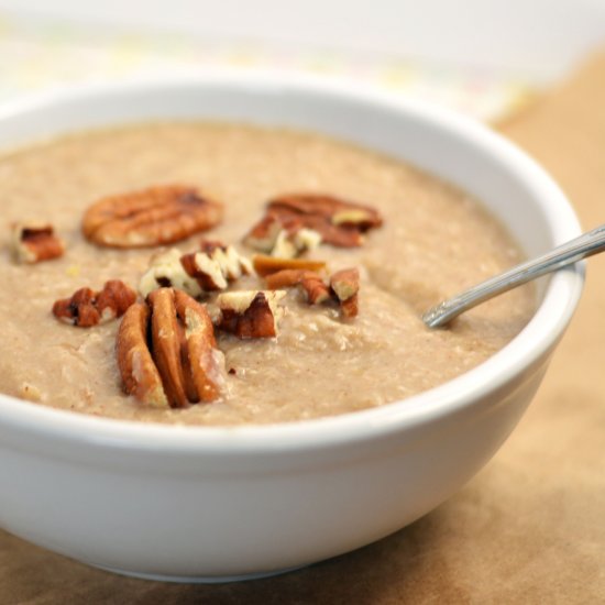 Butter Pecan Breakfast Porridge