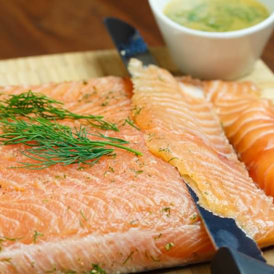 Gravlax with Mustard Sauce