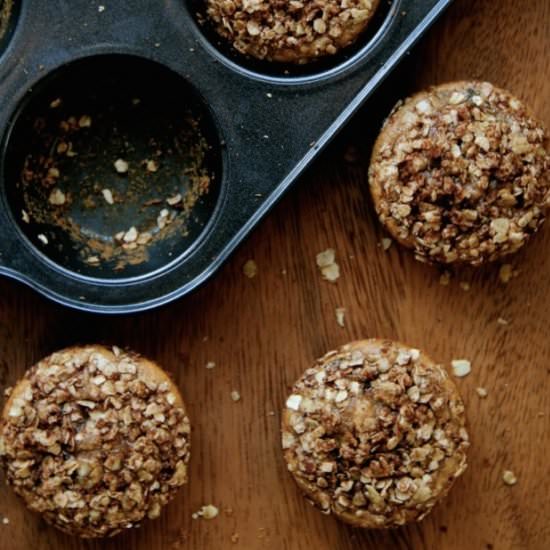 Flourless Apple Cinnamon Muffins