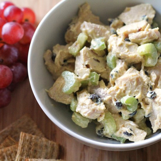 Skinny Curried Chicken Salad