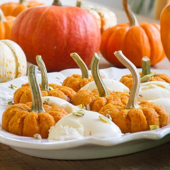 Carrot Halwa Pumpkins