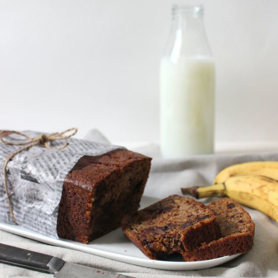 Banana & Chocolate Chip Bread