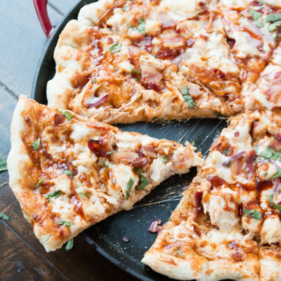 BBQ Chicken Bacon Pizza