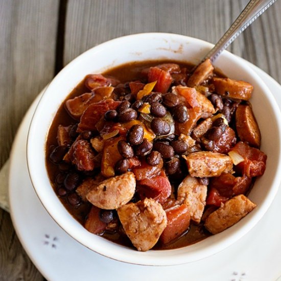 Simple Smoked Sausage Chili