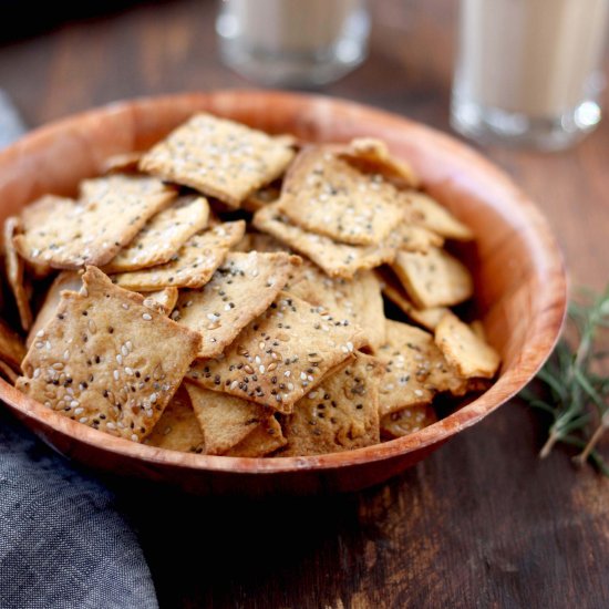 OLIVE OIL CRACKERS !