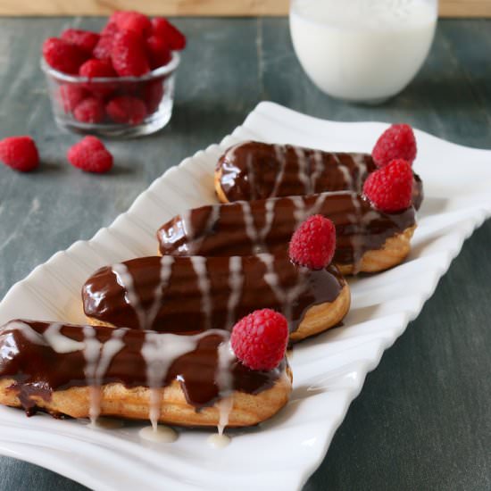 Perfect Chocolate Eclairs