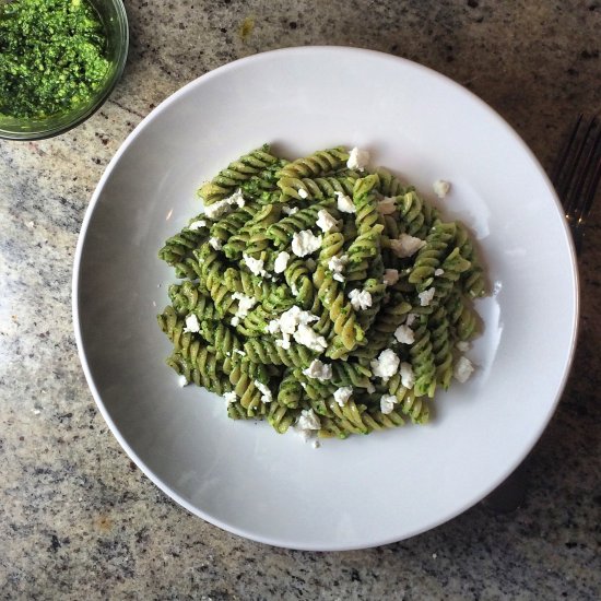 Arugula Pesto Pasta