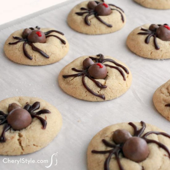 Halloween Spider Cookies