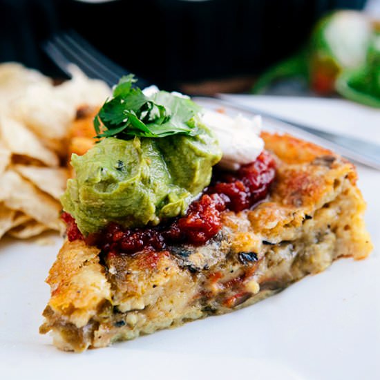 Green Chile Relleno Casserole