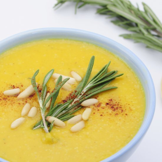 Easy Roasted Butternut Squash Soup