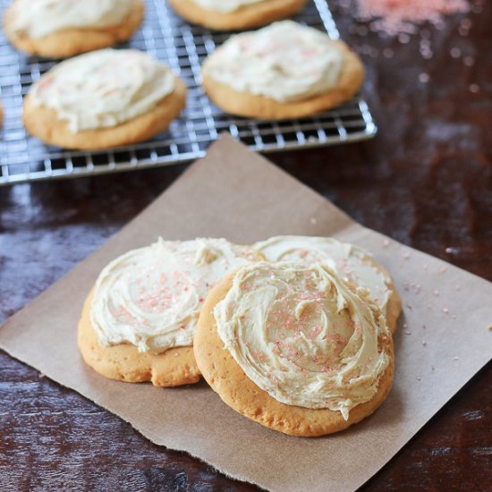 Pumpkin Sugar Cookies