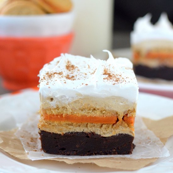 Pumpkin Spice Latte Brownies