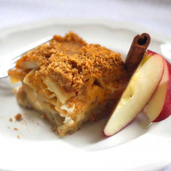 Apple Spice Noodle Kugel