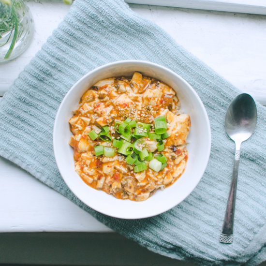 Mushroom Mapo Tofu