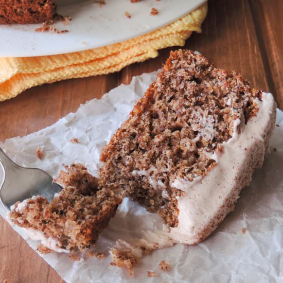 Chai Cake with Spiced Cream Cheese