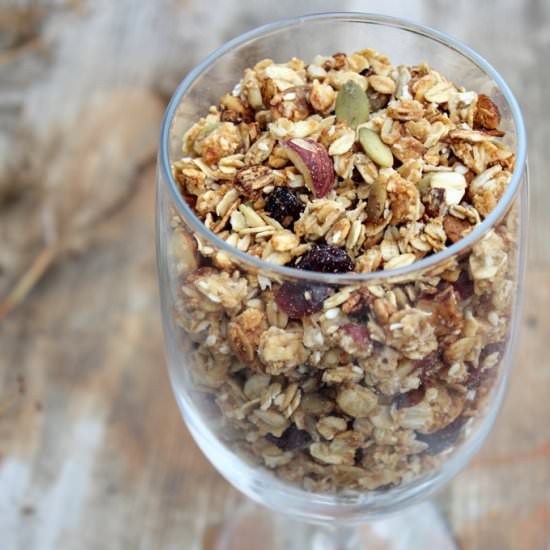 Maple Peanut Butter Granola