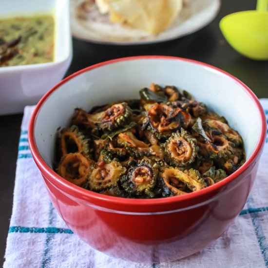 Bitter Gourd Stir Fry/ Pavakkai Fry