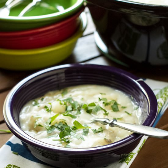 Slow Cooker Chicken & Dumplings