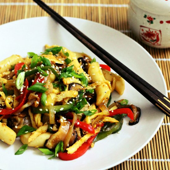 Korean Rice Cake Stir-Fry