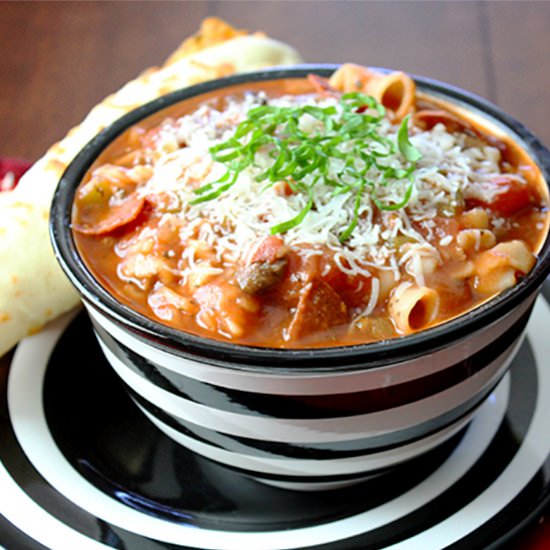 Pizza Noodle Soup