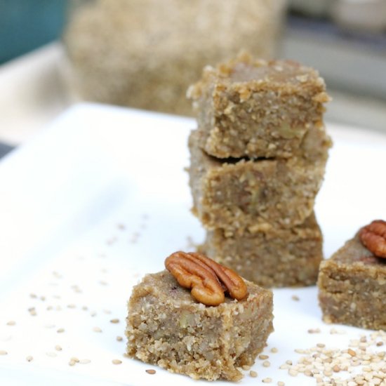 Sesame Seed Pecan Power Bars