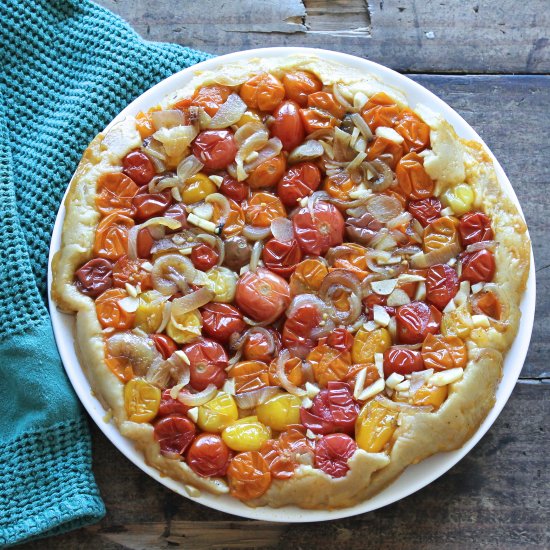 Tomato and Onion Tarte Tatin