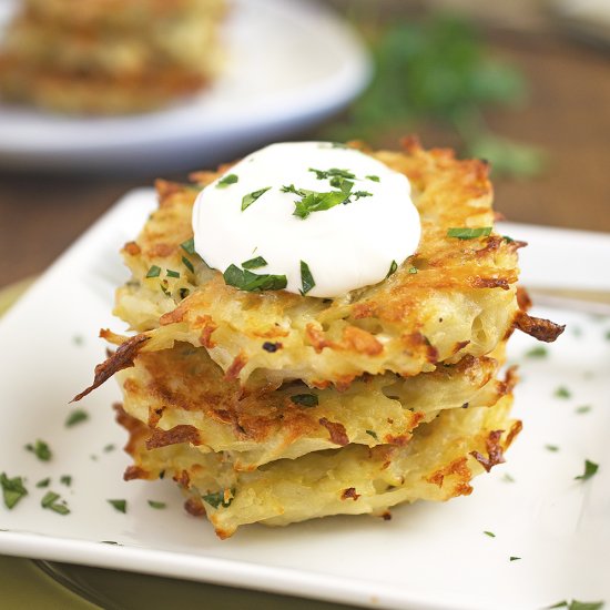 Baked Potato Pancakes