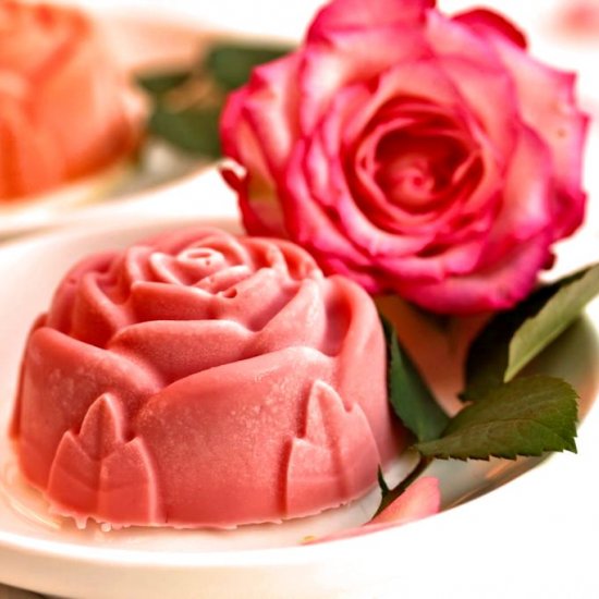 Chocolate Roses with Semifreddo