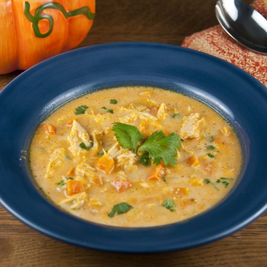 Hearty Chicken Pumpkin Soup