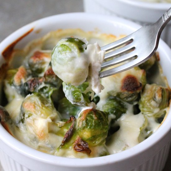 Brussel Sprouts Au Gratin