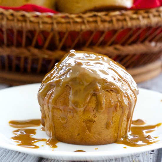 3 Ingredient Dulce De Leche Muffins