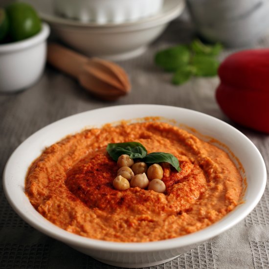 Roasted Red Pepper Hummus