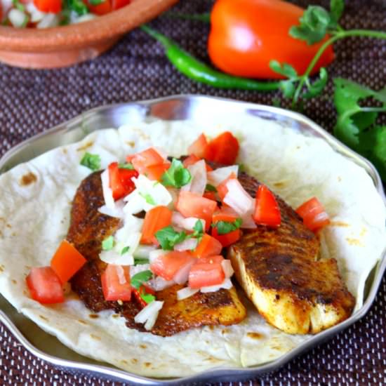 Fish Tacos With Herbed Tilapia