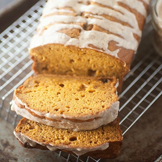 Pumpkin Bread with Brown Butter