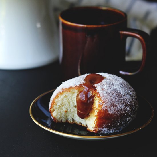 Salted Caramel Donuts