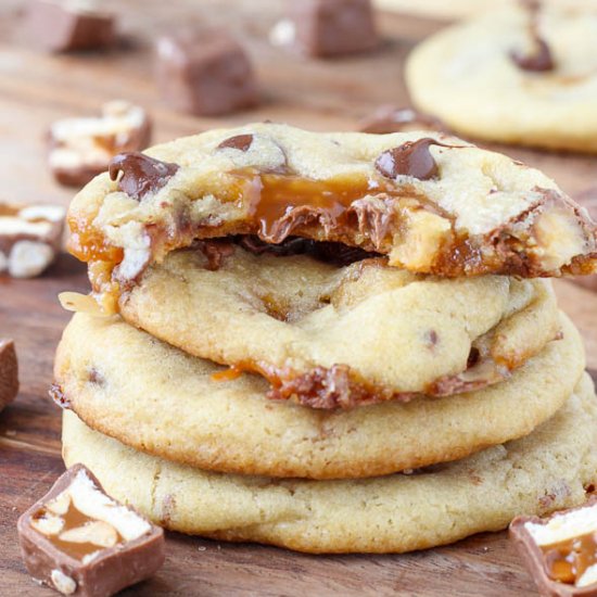 Caramel Snickers Chocolate Chip