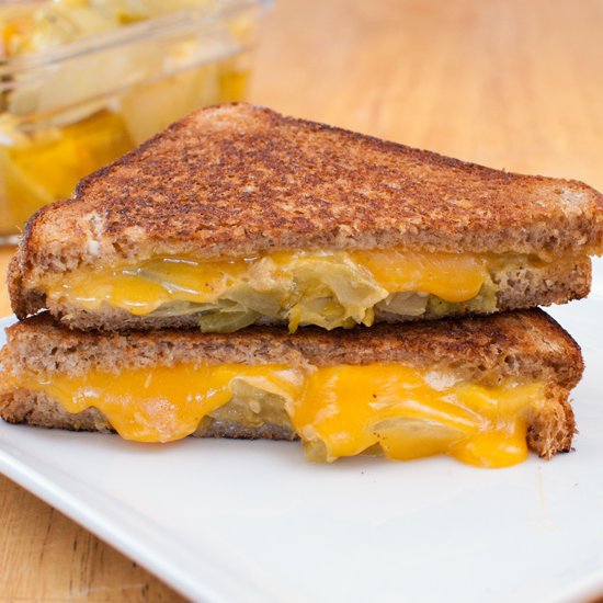 Green Tomato Grilled Cheese