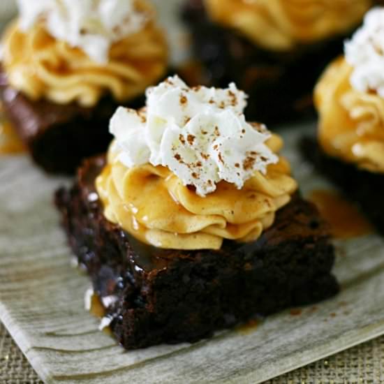 Pumpkin Spice Latte Brownies