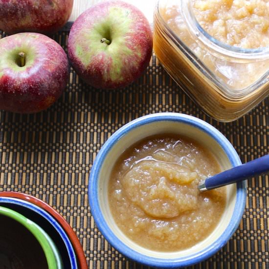 Ginger Cinnamon Applesauce