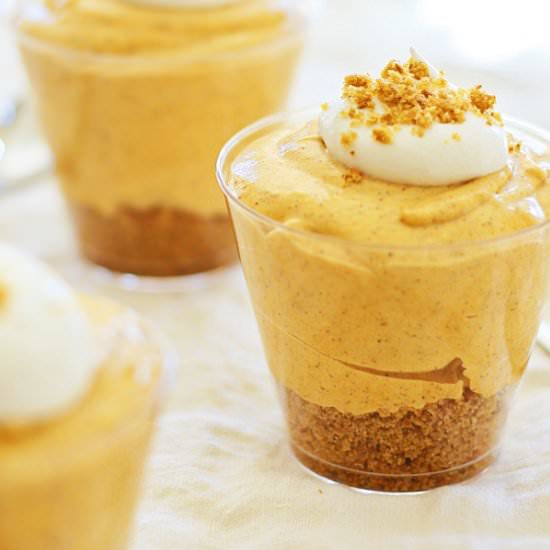 No-Bake Pumpkin Cheesecake