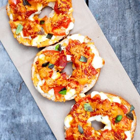 Homemade Pizza Bagels