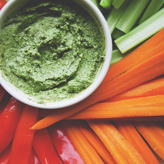 Walnut Herb Pesto with Crudites