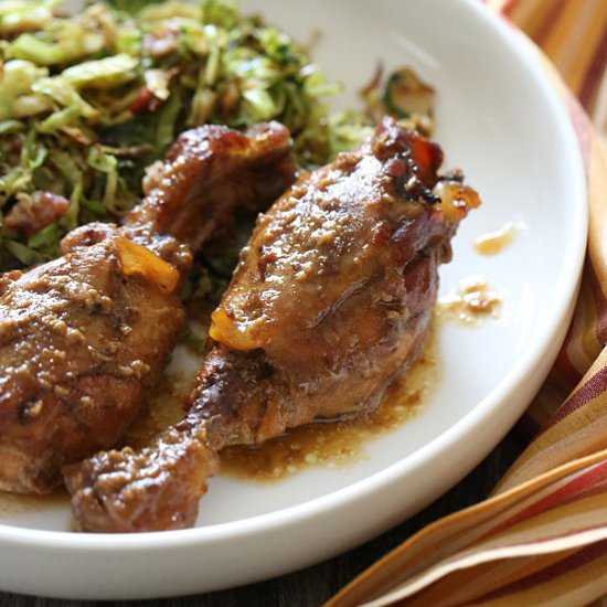 Crock Pot Maple Dijon Drumsticks