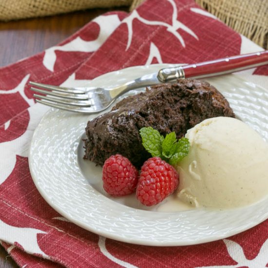 Slow Cooker Brownie Dessert